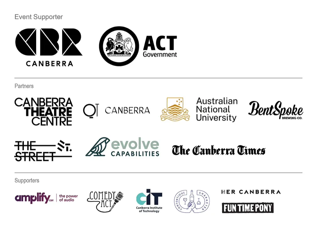 Canberra Comedy Festival Partners