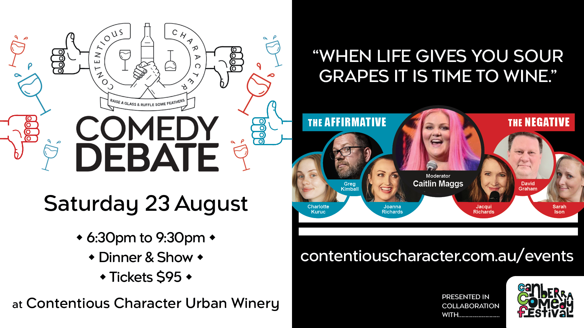 Contentious Comedy Debate
